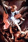 Guido Reni - The Archangel Michael painting